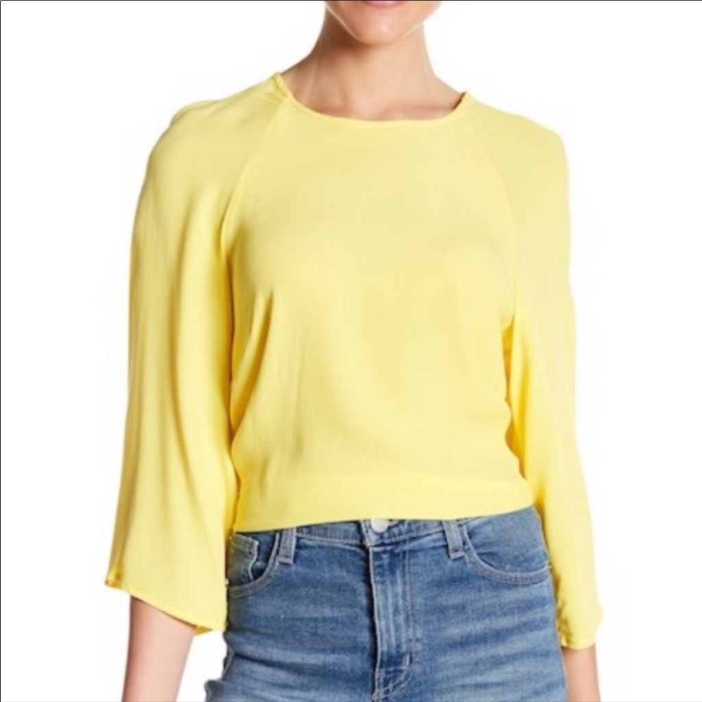 Code X Mode Yellow Blouse